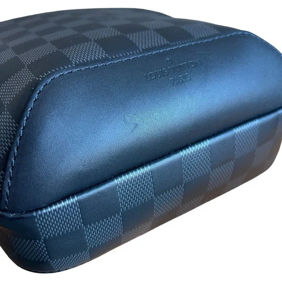 Louis Vuitton Damier Infini Avenue Sling bag Onyx Black Gray Checker Leather - Picture 5 of 11